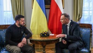 Зеленський та Дуда проводять зустріч у Варшаві. ФОТО