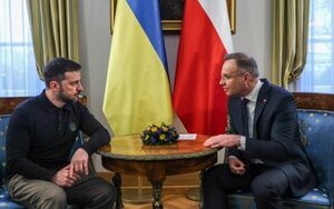 Зеленський зустрівся у Варшаві з Дудою 15 січня