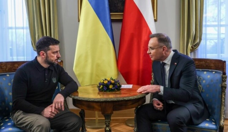 Зеленський та Дуда проводять зустріч у Варшаві. ФОТО