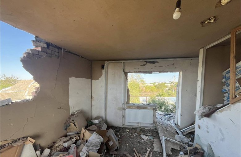 Shelling of Nikopol region on 27 September