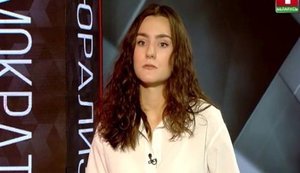 "Интервью" с девушкой Протасевича Сапегой показали на государственном ТВ в Беларуси. ВИДЕО