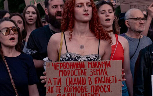 "Servant of lawlessness," "Russkies kill - government goes in for kill: what placards Ukrainians carried at protests against NABU and SAPO law. PHOTOS