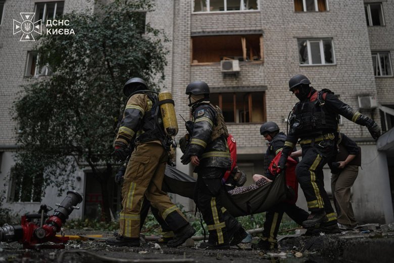 Since last night, Kyiv has been attacked by strike UAVs.