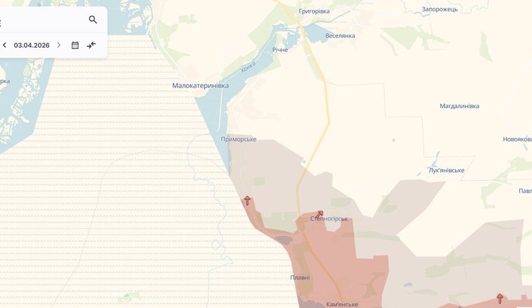 Сили Оборони провели зачистку поблизу Степногірська, Новоселівки та Січневого, - DeepState. КАРТА