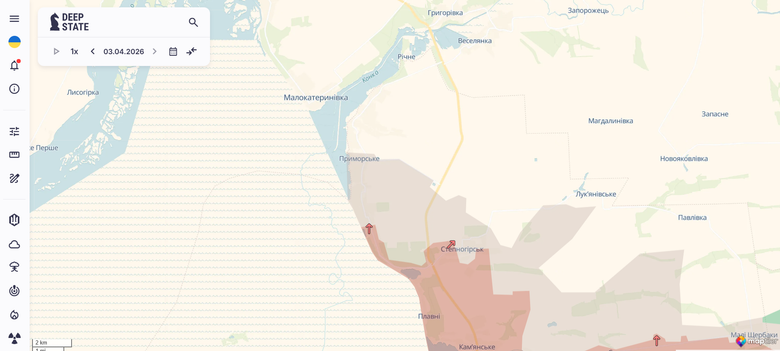 Степногірськ карта