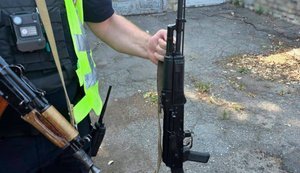 Погрожував трофейним автоматом перехожому: у Голосіївському районі затримали військового. ФОТОрепортаж