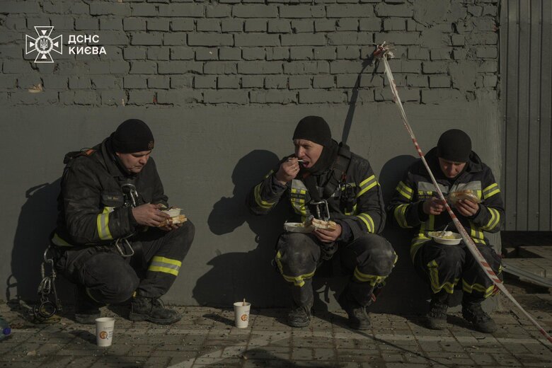Удар по Шевченківському району Києва 18 січня