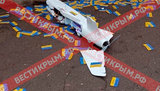 В окупованому Сімферополі впав безпілотник з листівками "кольору українського прапора", - очевидці. ВІДЕО+ФОТОрепортаж