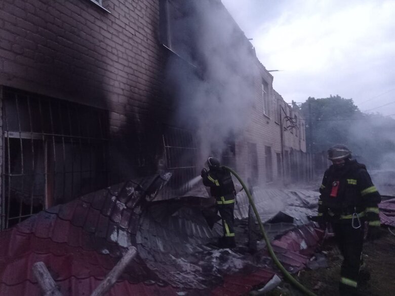 Donetsk region after shelling on 11 May