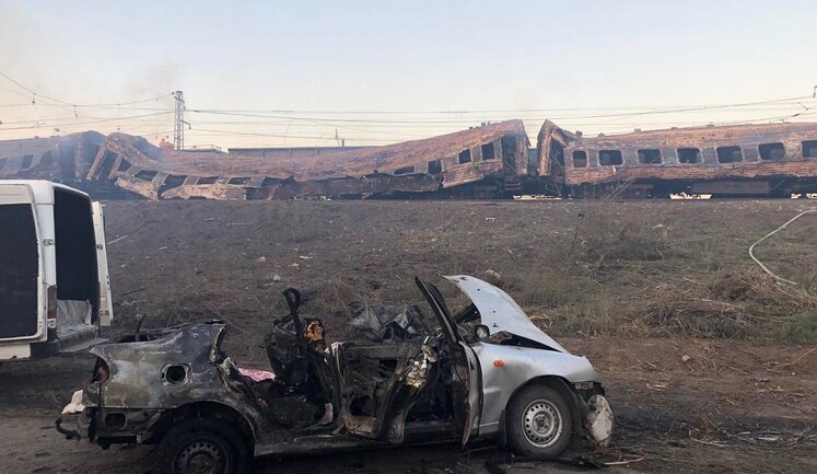 Росіяни вдарили по залізничній станції на Дніпропетровщині, загинула 21 людина, -Зеленський. ВIДЕО (оновлено)