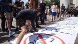 "Національний Корпус" провів акцію-вимогу під стінами Верховної Ради. ВІДЕО+ФОТОрепортаж