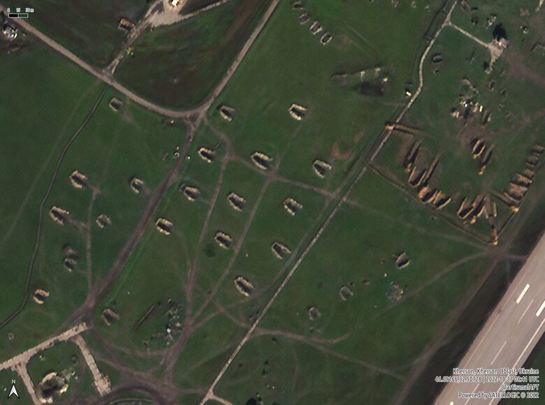 Russians withdrew all their equipment from airfield in Chornobaivka 03
