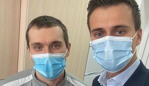 First person in Ukraine receives COVID-19 vaccine shot
