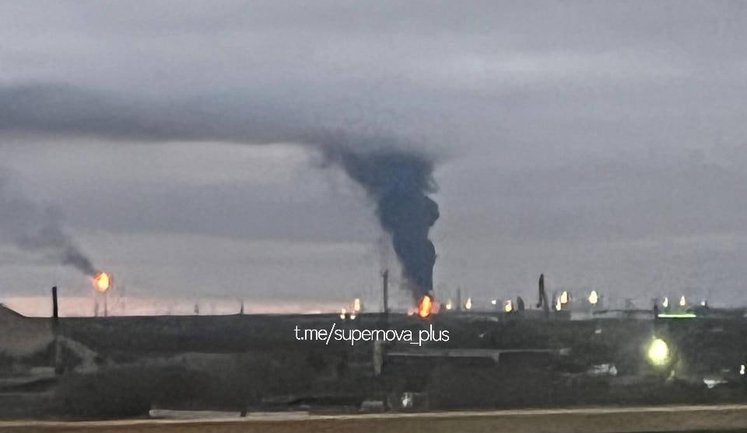 Drones attack industrial facility near Surgut, almost 3,000 km from Ukraine: fire breaks out. VIDEO&PHOTOS