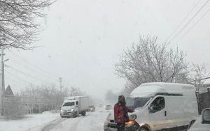 пробки днепр снегопад коллапс