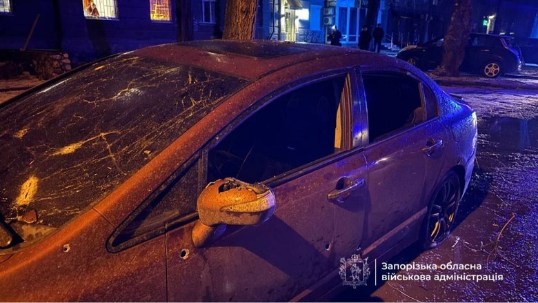 Російські окупанти атакували транспортні об'єкти у Запоріжжі за допомогою БпЛА