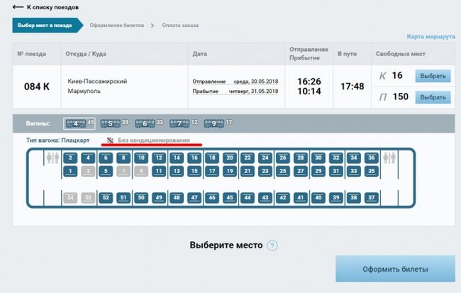 Укрзализныця стала предупреждать об отсутствии кондиционеров в вагонах при покупке билетов 01