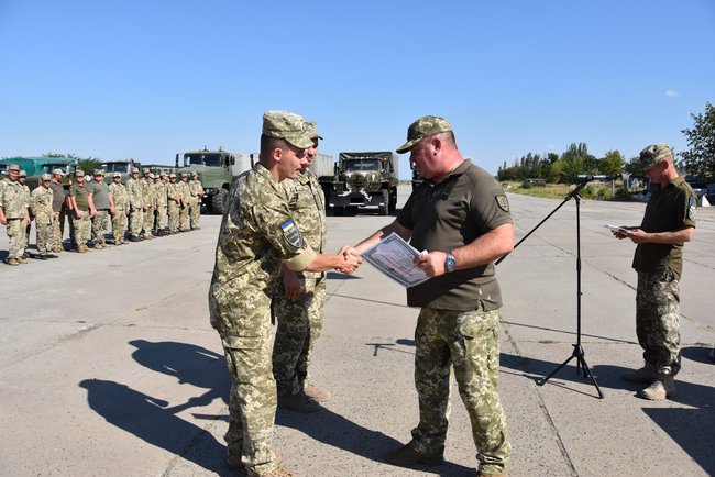 В зоне ООС впервые прошли соревнования военных водителей 13