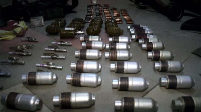Cache of Russian weapons found in Zaitseve 02