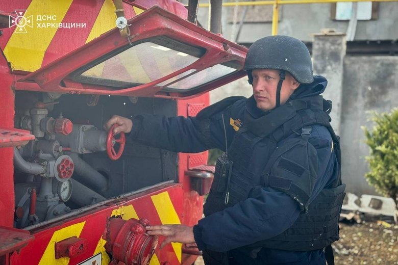 Великий Бурлук після обстрілу