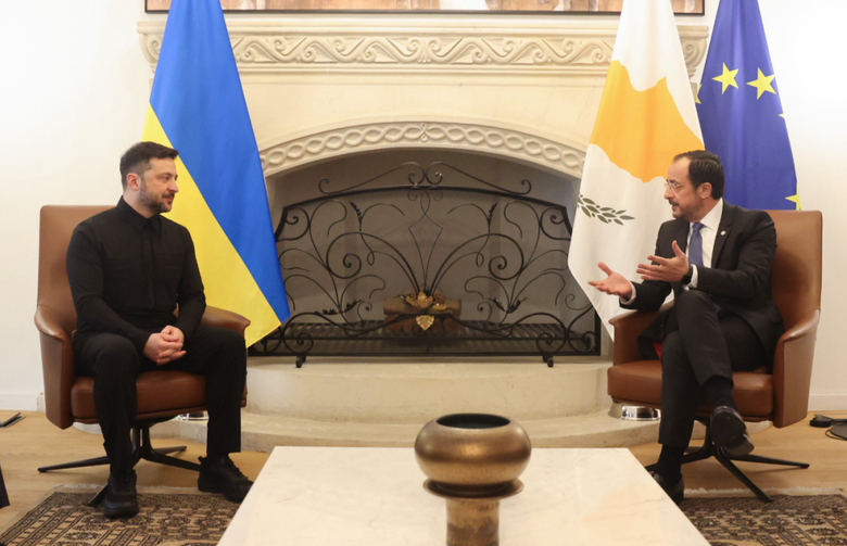 Президент Кіпру Нікос Христодулідіс зустрівся з Володимиром Зеленським