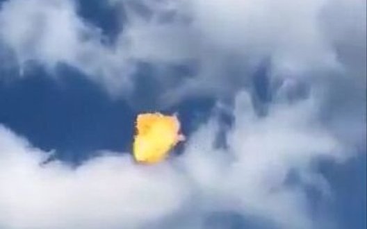 Кадри збиття дроном-перехоплювачем іранського 