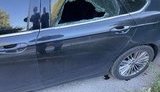 Правозащитнику Лисянскому разбили автомобиль и подбросили летучую мышь после освещения событий в ОРДЛО. ФОТОрепортаж