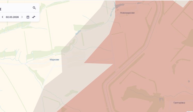 Enemy has advanced near Markove, Rivne, and Hryshyne, - DeepState. MAP