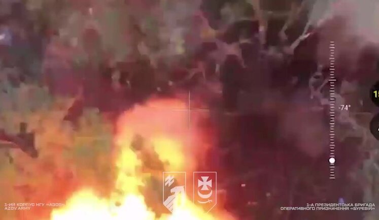 Бойцы бригады НГУ "Буревій" уничтожили РСЗО "Град-П", грузовик "Урал" и укрытия противника. ВИДЕО