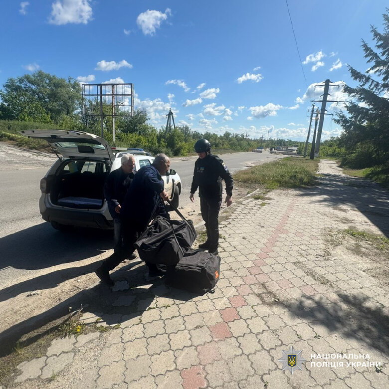 evacuation in the Kharkiv region