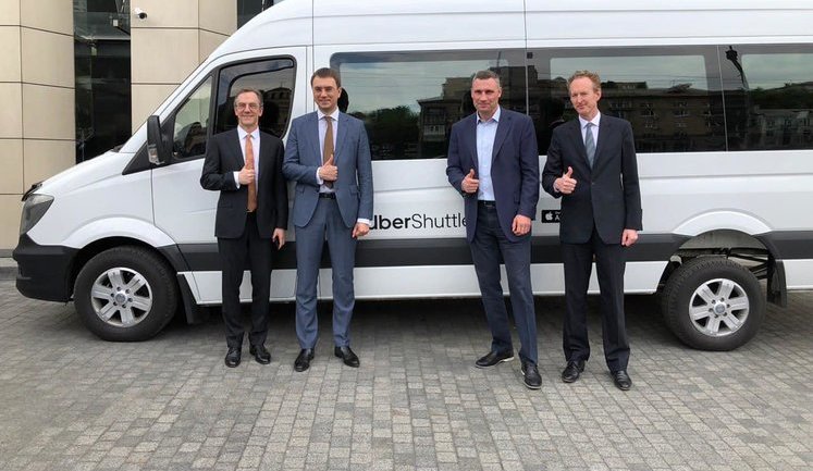 Uber launches Uber Shuttle pilot project in Kyiv. PHOTOS