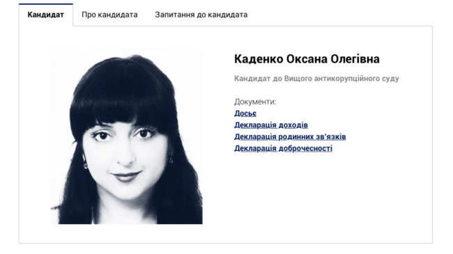 55 из 113 кандидатов в Антикоррупционный суд имеют признаки недоброчестности 03
