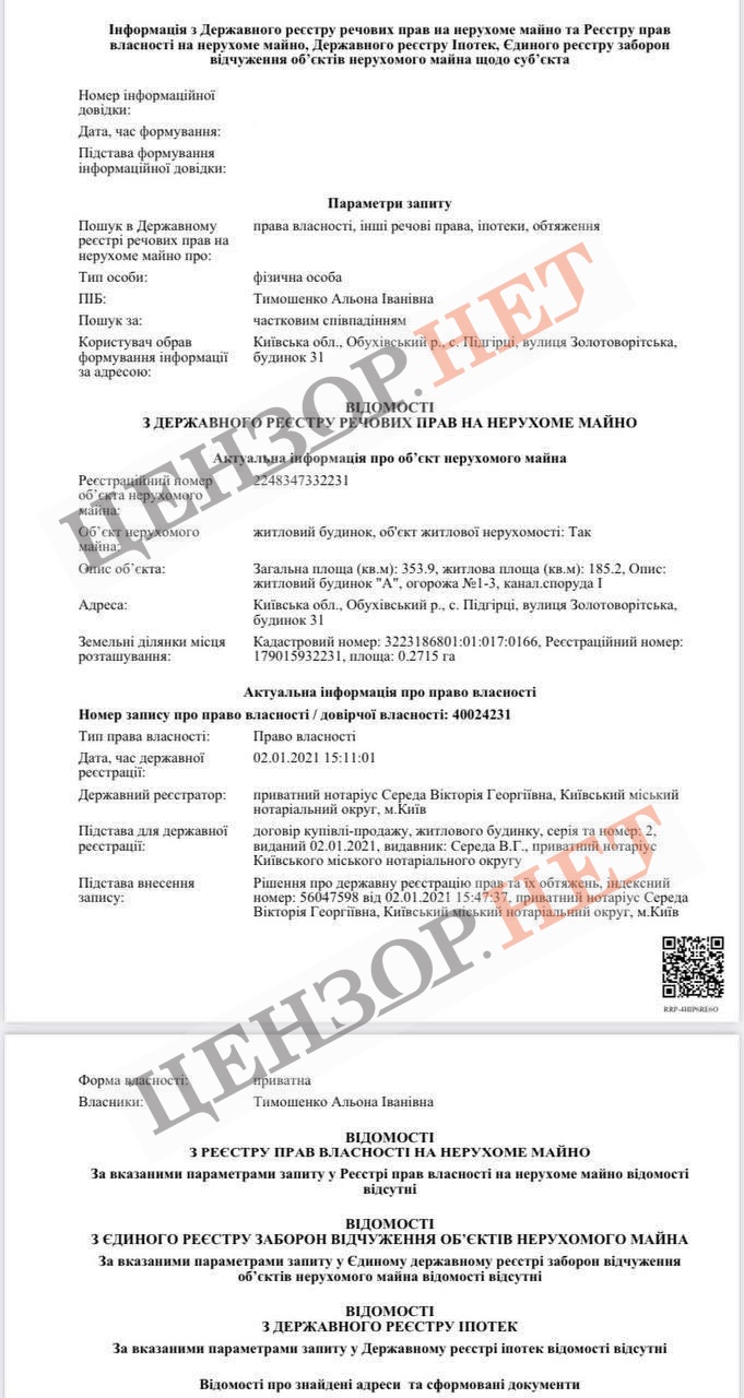 Тимошенко купил дом: Замглавы ОП Тимошенко купил дом площадью 354 м² под  Киевом и улетел отдыхать в Дубай. ДОКУМЕНТ | Цензор.НЕТ