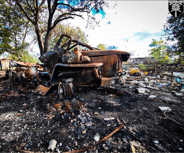 Бойцы 128-й ОГШБр освободили село Червоное в Херсонской области и показали уничтоженную российскую технику 03 Бойцы 128-й ОГШБр освободили село Червоное в Херсонской области и показали уничтоженную российскую технику 03