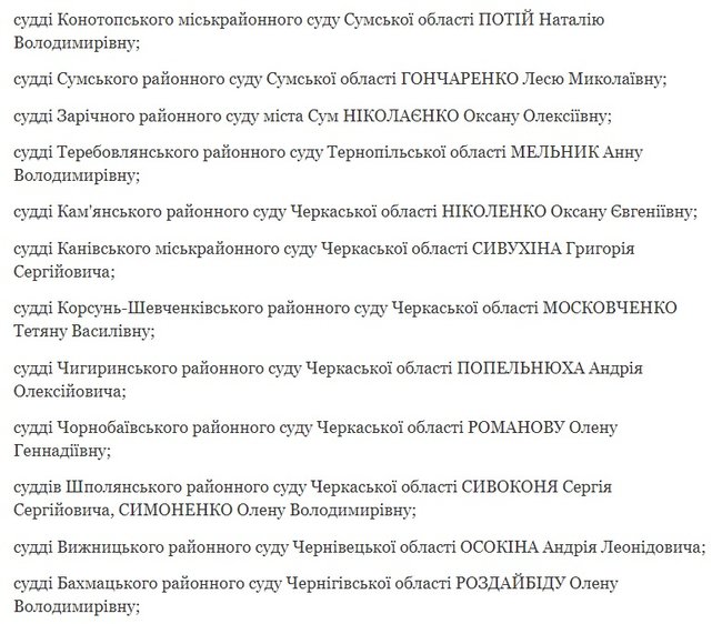 Зеленський призначив ще 37 суддів 03