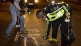 Ночью одесские водители обвели краской все дорожные ямы: "Цель - нарисовать извилины в головах чиновников". ФОТО