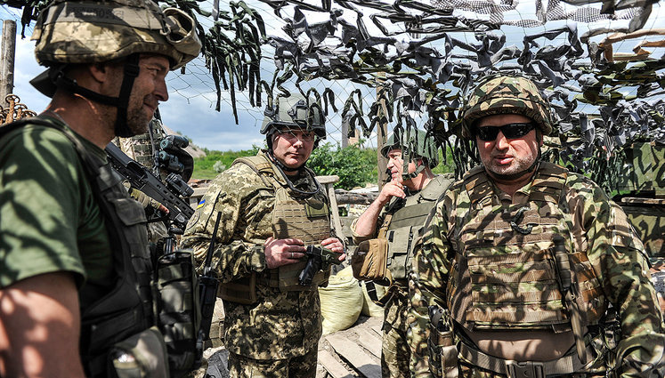 NSDC’s Turchynov says last week was record breaking in terms of number of attacks by Russian proxies. VIDEO&PHOTOS
