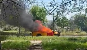 Росіяни атакували спецтранспорт газовиків на Донеччині: автомобіль знищено вщент. ВIДЕО