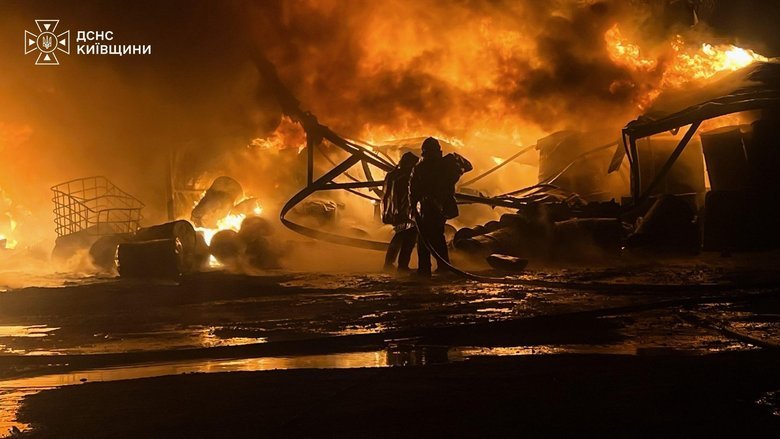 удар рф по підприємству на Київщині