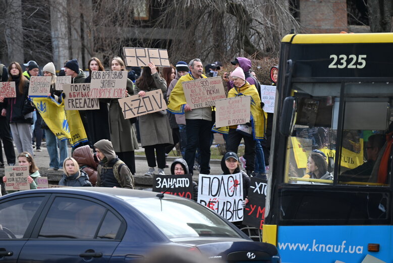 Акція на підтримку полонених захисників Азовсталі