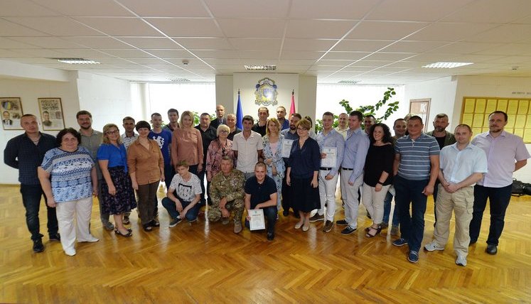 40 учасників АТО пройшли курси для роботи в Міністерстві у справах ветеранів. ФОТОрепортаж