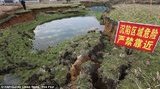 Китайский город проваливается под землю на глазах у своих жителей. ФОТОрепортаж