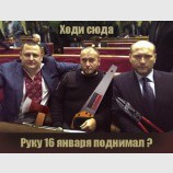 Руку поднимал?