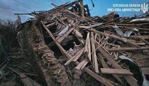 Последствия обстрелов Херсон