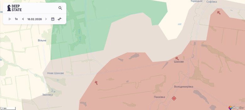 Ворог просунувся на Донеччині — дані DeepState