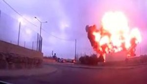 Крушение легкомоторного самолета в аэропорту Мальты. ВИДЕО регистратора