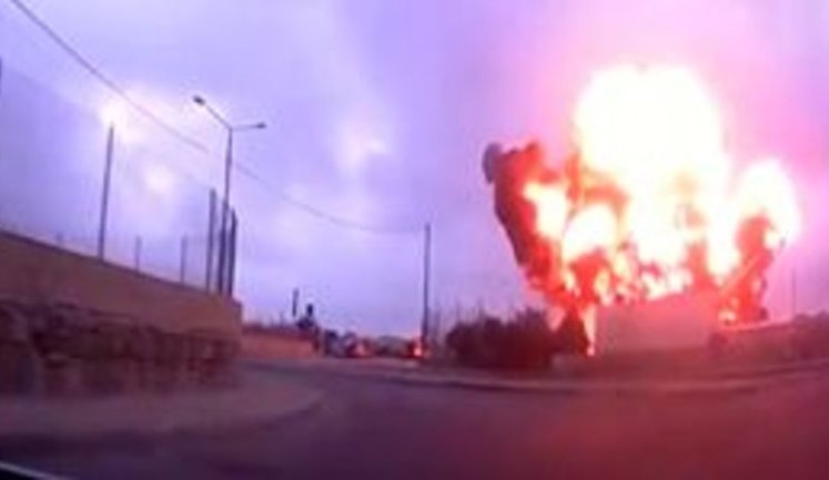 Крушение легкомоторного самолета в аэропорту Мальты. ВИДЕО регистратора