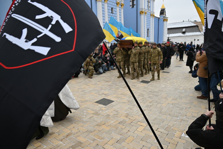 Farewell to warrior and poet Maksym Kryvtsov was held in Kyiv 12