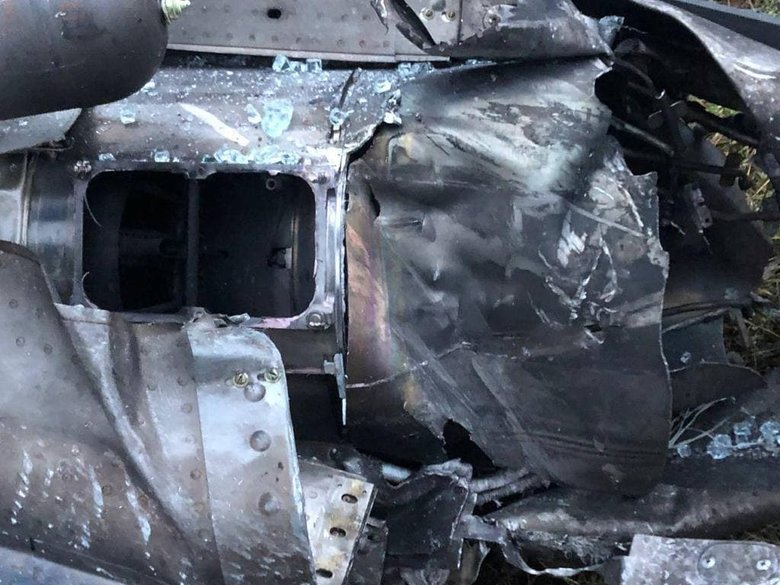 Чи то залишки безпілотника, чи то крилата ракета: у Голосіївському районі Києва збили російський літальний апарат 01