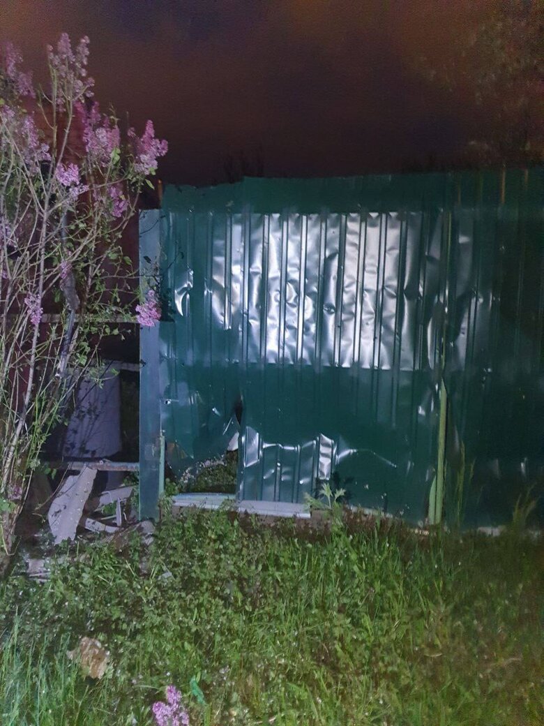 Two drones crashed and damaged houses in Belgorod, Russia 03